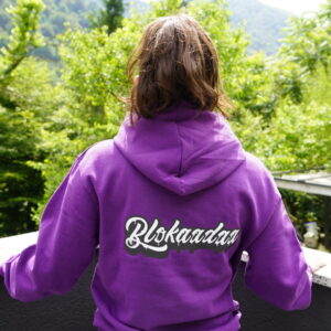 Hoodie Purple ‘Blokaadaa’